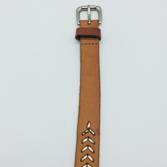 AE BOHO CHIC LEATHER BELT || Brown || XS - Picture 5 of 8